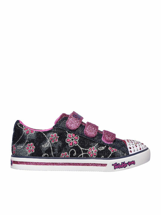 Skechers Twinkle Toes Sparkle Glitz Denim Daisy 10891L DNHP Skroutz.gr
