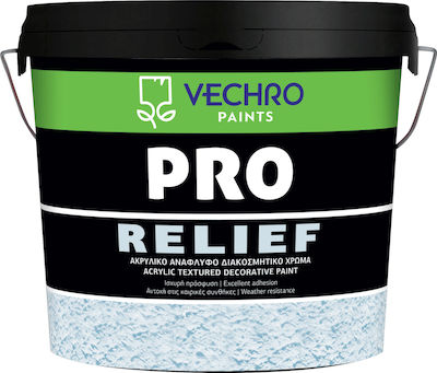 Vechro Pro Relief Plastic Relief Acrilyc Paint for Interior and Exterior Use White 15lt