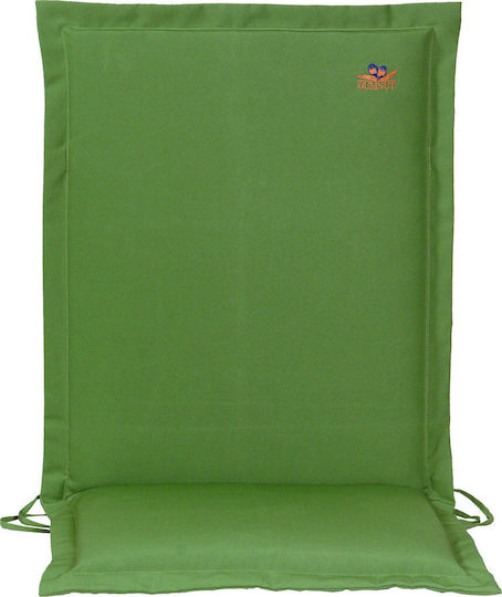 Lianos Waterproof Garden Chair Cushion with Backrest Green 93x43cm