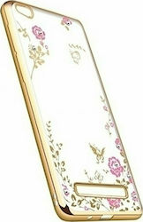 Forcell Πλάτης Diamond Xiaomi Χρυσό Πολύχρωμη (Redmi 5A)