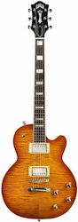 Guild Bluesbird Burst Electric Guitar with SS Pickup Configuration Iced Tea