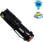 GloboStar Flashlight LED Waterproof IP44 with Maximum Brightness 500lm