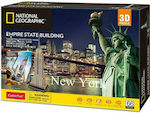 National Geographic Empire State Building Puzzle 3D 66 Bucăți