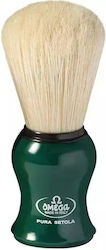 Omega 10065 Perie de bărbierit Verde cu perie Mistreț