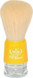 Omega S10018 S-Brush Πινέλο Ξυρίσματος Κίτρινο με Συνθετική Τρίχα