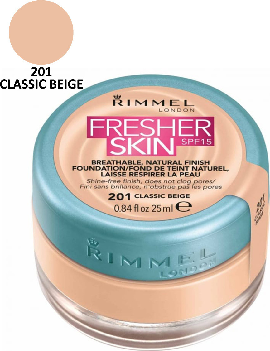 Rimmel London Fresher Skin Foundation In 'Light Nude 102' – Für Ein Frisches, Natürliches Hautgefühl