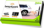 Valeo Σύστημα Παρκαρίσματος Αυτοκινήτου Beep & Park με Οθόνη και 8 Αισθητήρες σε Μαύρο Χρώμα