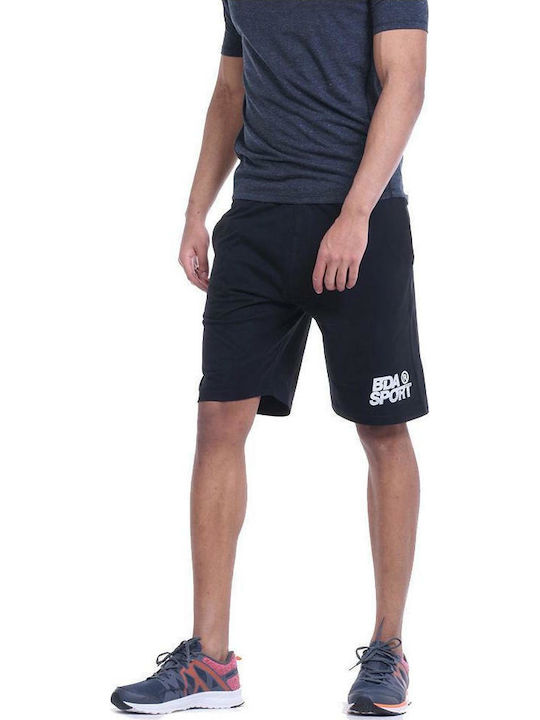 Body Action Men's Sports Monochrome Shorts Black