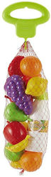 Ecoiffier Fruits & Vegetables Toy Net with Fruits & Vegetables