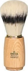 Omega 11150 Shaving Brush with Boar Hair Bristles Brown