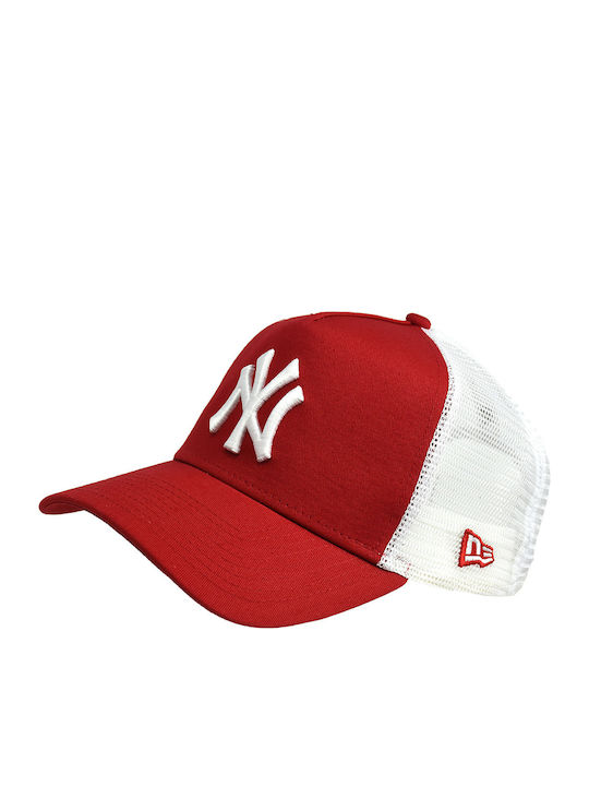 New Era New York Yankees Men's Trucker Cap Scarlet