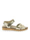 Naturelle Women's Flat Sandals Anatomic in Gold Color