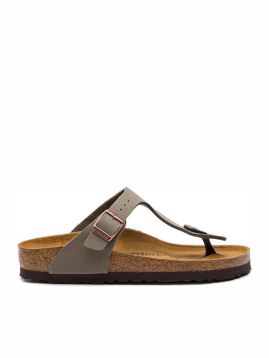 Birkenstock Gizeh Birko-Flor Nubuck Women's Ana...