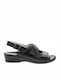 Naturelle 30242NC Women's Flat Sandals Anatomic in Black Color