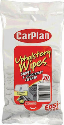 Car Plan Upholstery Wipes 20pcs