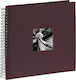 HAMA Photo Album Fine Art Wire-o 50 Pages for 300 Photos Burgundy
