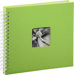 HAMA Album 50 Pages for 100 Photos Photos of Size 10x15cm Green 28x24cm