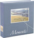 HAMA Album Livorno for 200 Photos Dimensions 10x15cm Blue 22x22cm