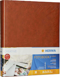 Herma Άλμπουμ 60 Σελίδων για 240 Φωτογραφίες Καφέ 7557 26.5x31.5cm