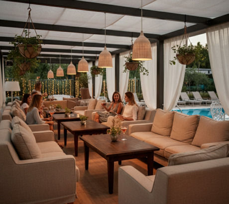 GloboStar Bahamas Light Wood Κρεμαστό Φωτιστικό