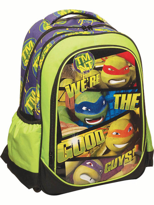 Gim Turtles Good Guys School Bag Backpack Elementary, Elementary in Green color 53lt