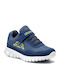 Follow K Αθλητικά Παιδικά Παπούτσια Running με Σκρατς Μπλε