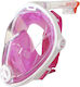 Escape Diving Mask Silicone Full Face Pink in Pink color