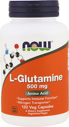 Now Foods L-Glutamine 500mg 120 veg. Kappen Ungesüßt