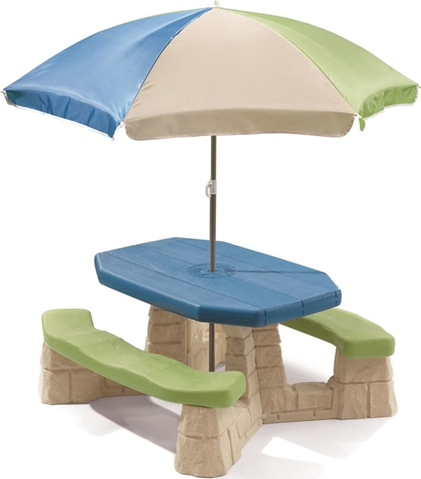 Step2 Sit & Play Picnic Table With Umbrella 843800 Skroutz.gr