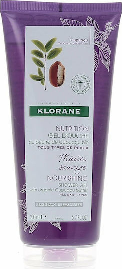 Klorane Gel Douche Murier Sauvage Αφρόλουτρο σε Gel & Άρωμα Εσπεριδοειδή 200ml