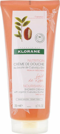 Klorane Klorane Rose Milk Shower Gel with Shea Butter and Pomegranate Scent 200ml