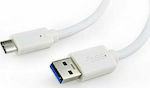 Cablexpert USB 3.0 Cable USB-C male - USB-A male 36W White 3m (CCP-USB3-AMCM-W-10)