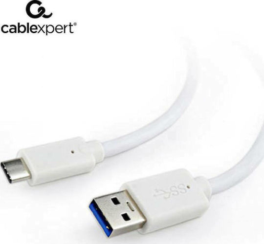 Cablexpert USB 3.0 Cable USB-C male - USB-A 36W Λευκό 0.1m CCP-USB3-AMCM-W-0.1M
