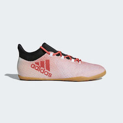 Adidas X Tango 17.3 ÎN Scăzut Pantofi de fotbal Sala Cloud White / Real Coral / Core Black