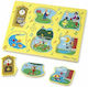 Дървено Детски Пъзел с Шипове Nursery Rhymes 1 Sound 6бр Melissa & Doug
