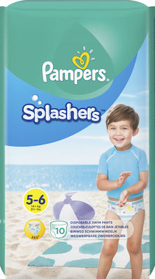 Pampers Schwimmende Windeln Splashers Nr. 5 für 14+ kgkg 10Stück