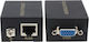 Powertech VGA Signal Extender, Digital to Analog L/R Audio, Extender VGA SLOT-019