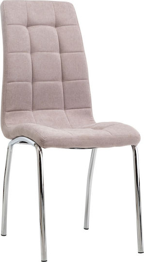 Chair Dining Room Amelia 42x43x95cm Beige Chair Dining Room Amelia 42x43x95cm Beige