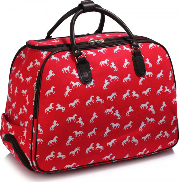 LS Bags LS00309A 51cm Red Horse Print Skroutz.gr