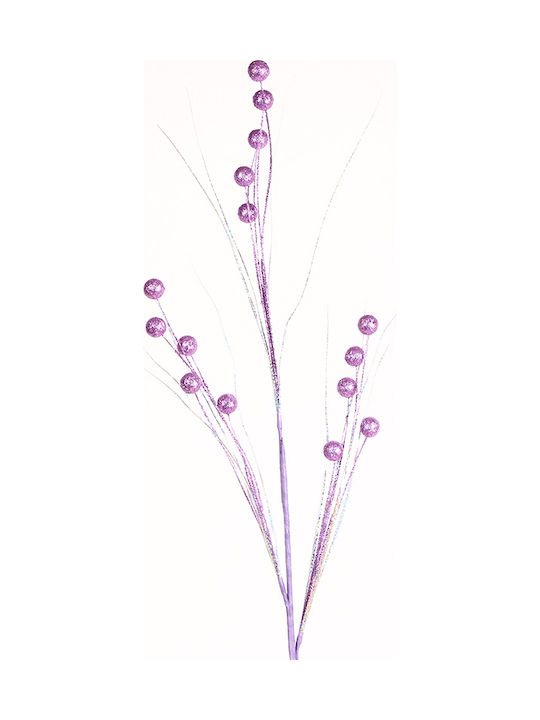 Keskor Artificial Decorative Branch Purple 125cm 1pcs