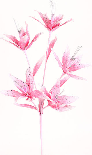 Artificial Decorative Branch Pink Keskor
