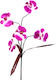 Keskor Artificial Decorative Branch Orchid Purple 1pcs