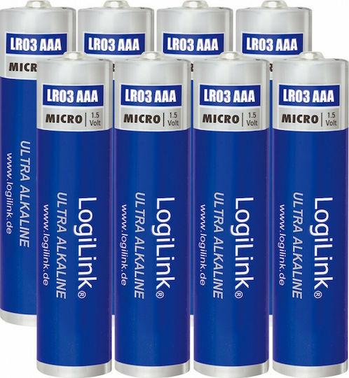 LogiLink Ultra Baterii Alcaline AAA 1.5V 8buc