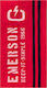 Emerson RED/NAVY Prosop de Plajă Bumbac Roșie 150x88cm.