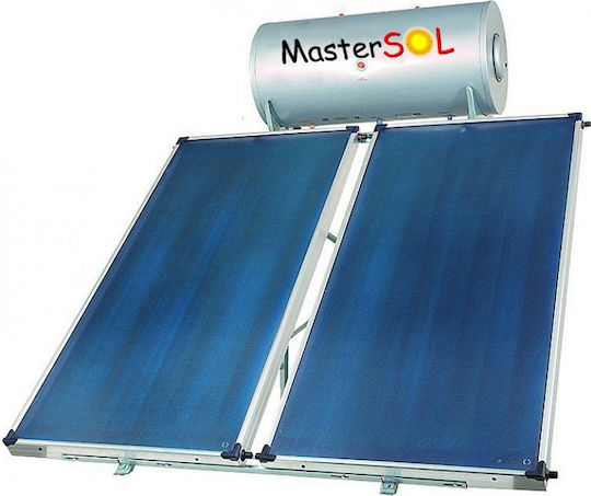 MasterSOL Eco Слънчев бойлер 200 литра Стъкло Тройна Енергия с 3кв.м. Колектор