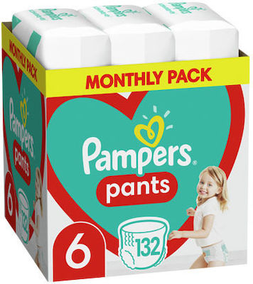 Pampers Pantaloni de scutec Pants Pants Nr. 6 pentru 16+ kgkg 132buc