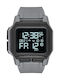 Nixon Regulus Digital Watch Battery with Gray Rubber Strap