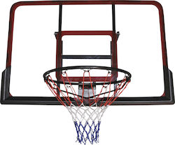 Amila Баскетболен обръч с табло 120x80cm и мрежа