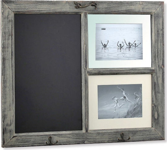 Zaros Zaros Multi Wandmontage 2 Bilder Hölzernes mit Braune Rahmen