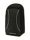 Polo Fabric Backpack Antitheft with USB Port Black 21lt
